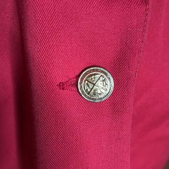 Vintage Neil Martin Red Wool Blend Blazer Women’s Size 14 | Made in USA - Picture 6 of 9